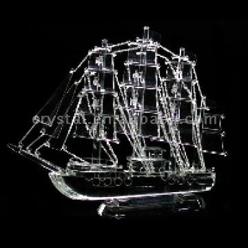 Crystal Sailing Ship Models