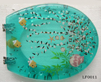 Transparent Resin Toilet Seat