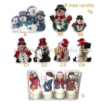 Xmas Santa Claus Candles