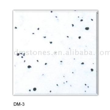 Spotted White Crystallized Glass Panels