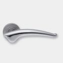 Solid stainless steel lever handle