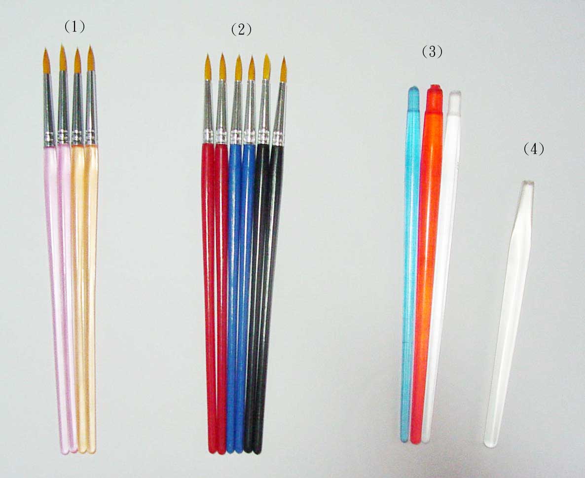 Plastic Handle Artist Brushes 
