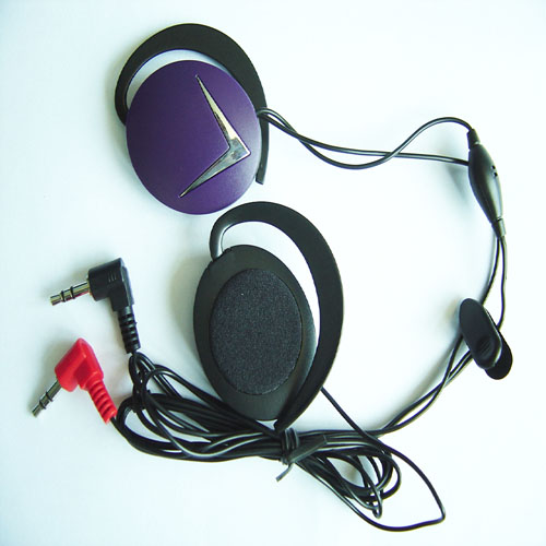 Clip earphone W-mic Y8008-03225D-M-01E