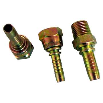 B.S.P. Female and Male Hose Fittings. SAE. Features: 1) Standard: SAE