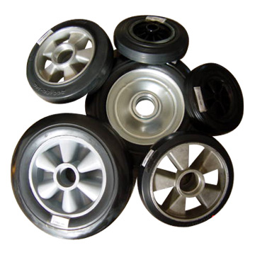 Semi-Pneumatic Tyre Wheels