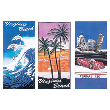 Reactive Printed Beach Towels