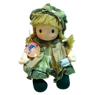 green tree musical doll 