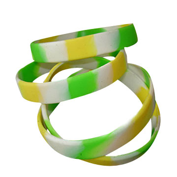 Segmented Silicone Wristbands