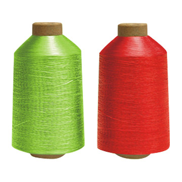 Polished, Twisted and Formed Color Yarn