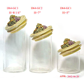 Grape Glass Canisters