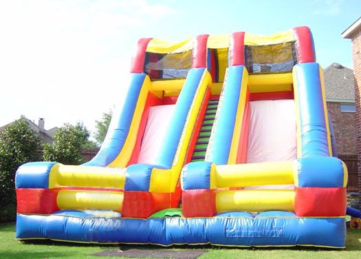 Inflatable slides