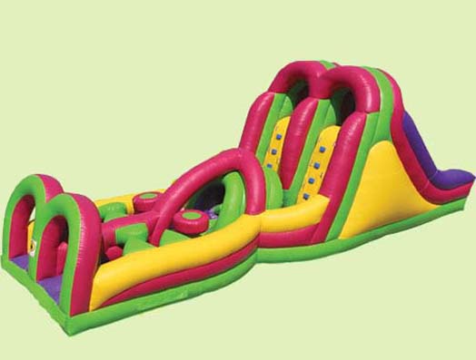 inflatable obstacle course, inflatable sports