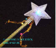 FLASHING LED STAR MAGIC CHRISTMAS WAND T