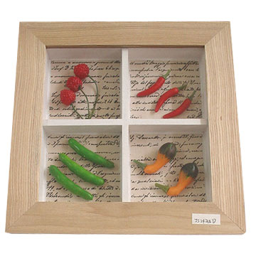 Vegetable decorative frame 