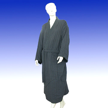 Blue Check Bathrobes