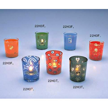 Glass Candle Holder Cups