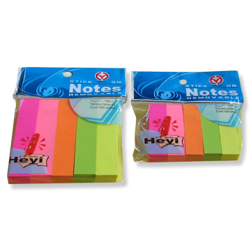 Fluorescent Stick Notes