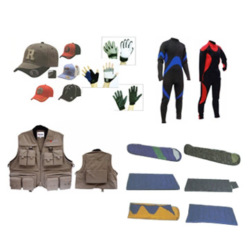 Fishing And Sports Clothes, Sleeping Bags