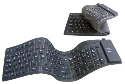109keys waterproof flexible keyboards