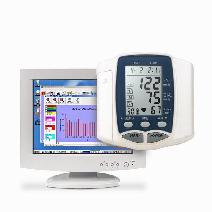 Digital Wrist Blood Pressure Monitors With PC