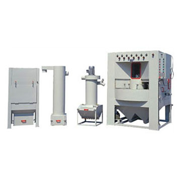 Automatic turntable Sandblasting Machine