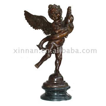 bronze europe figurine 