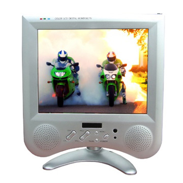 8" TFT LCD Colort TV with Monitor Functions