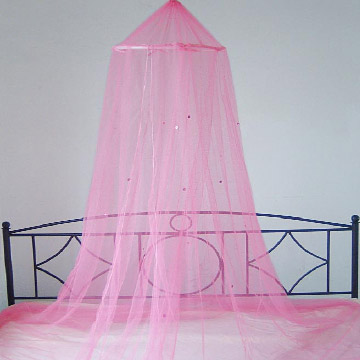 embroidered   mosquito net 