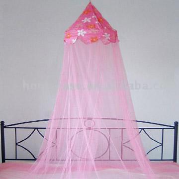 Circular Bed Canopies with Clothing Top