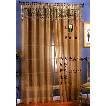 Embroidered Curtain