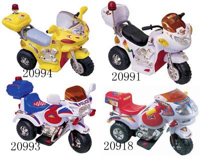 3-Wheel Battery Operated Kid's Motorcycles