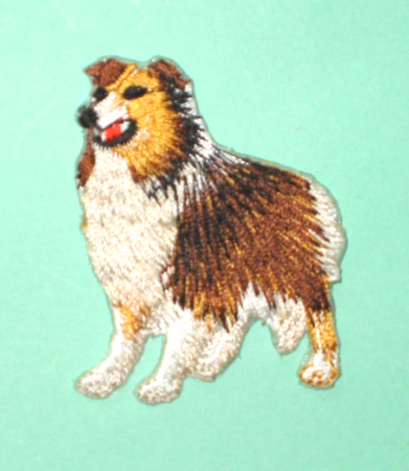 dog embroidery patch 