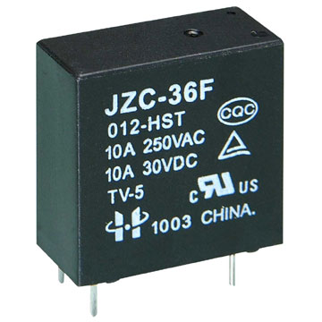 Subminiature Power Relay. Features: 1) Switching capability: 10A 2) Both SPST-NO and SPDT configurations Hongmei Electronic Co.,Ltd.