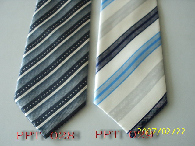 polyester print necktie