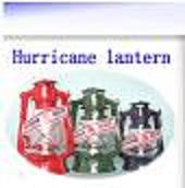 235,225,255 Color Painted hurricane lantern