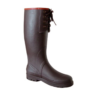 4-Eyelets wellington boots