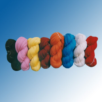 Wool with Acrylic Blended Yarns