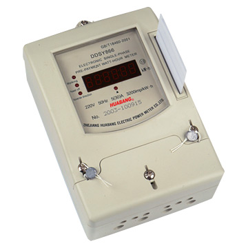 Single-phase Electronic Prepayment Watt-hour Meters