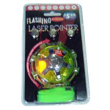 8-in-1 Flashing Laser Pointers