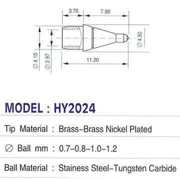 Ball Point Pen Tips