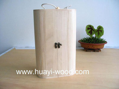 wooden wine box 
