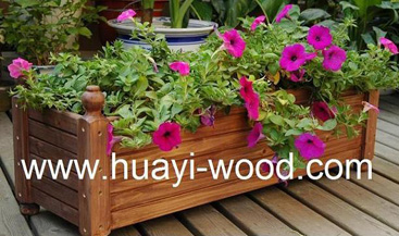 wood planter box 