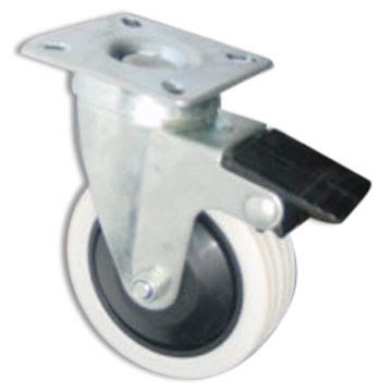 3" Swivel Caster With Brake