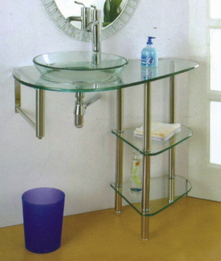 glass sink 