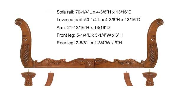 1207 wood sofa show wood