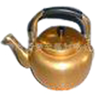 Aluminum golden tea kettle