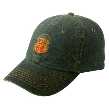 Washed Jeans Baseball Caps