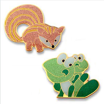 Glitter Lapel Pins