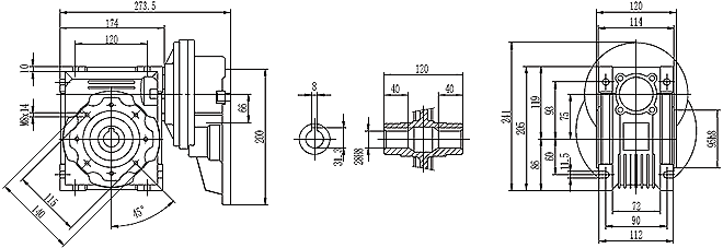 variable speed gear reducer