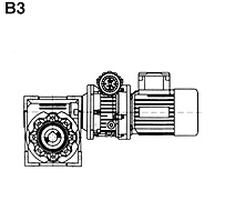 Worm-gear Speed Reducer Combined Installation Direction